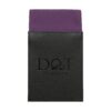 Aubergine Purple Plain Twill Pre-Folded Pocket Square Fold