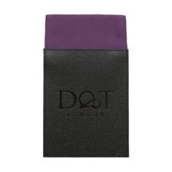 Aubergine Purple Plain Twill Pre-Folded Pocket Square Fold