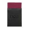 Burgundy Plain Twill Pre-Folded Pocket Square Fold