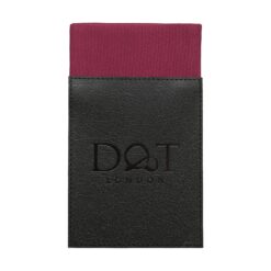 Burgundy Plain Twill Pre-Folded Pocket Square Fold