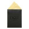 Daffodil Yellow Plain Twill Pre-Folded Pocket Square One Peak