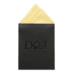 Daffodil Yellow Plain Twill Pre-Folded Pocket Square One Peak Daffodil Yellow Plain Twill Pre-Folded Pocket Square One Peak
