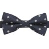Black Floral Daisy Pre-Tied Bow Tie