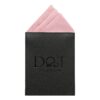 Dusty Pink Plain Twill Pre-Folded Pocket Square One Peak
