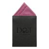 Grape Plain Twill Pre-Folded Pocket Square One Peak