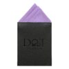 Lilac Plain Twill Pre-Folded Pocket Square One Peak