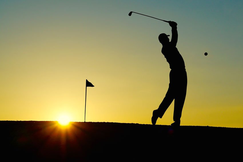 Playing Golf