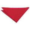 Red Plain Matte Pocket Square