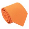 Burnt Orange Plain Matte Tie