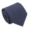 Navy Blue Plain Matte Tie