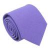 Purple Plain Matte Tie