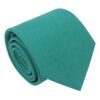 Teal Plain Matte Tie
