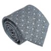 Dusty Blue Melange Polka Dot Tie