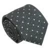 Emerald Green Melange Polka Dot Tie
