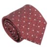 Red Melange Polka Dot Tie