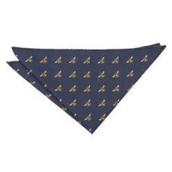 Burgundy Bee Embroidered Pocket Square Burgundy Bee Embroidered Pocket Square