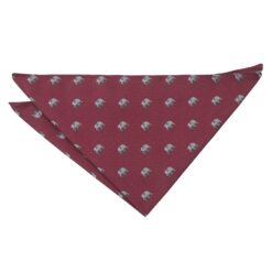 Burgundy Bee Embroidered Pocket Square Burgundy Bee Embroidered Pocket Square