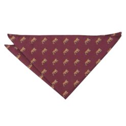 Burgundy Bee Embroidered Pocket Square