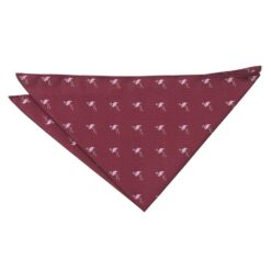 Burgundy Golden Eagle Bird Embroidered Pocket Square Burgundy Golden Eagle Bird Embroidered Pocket Square