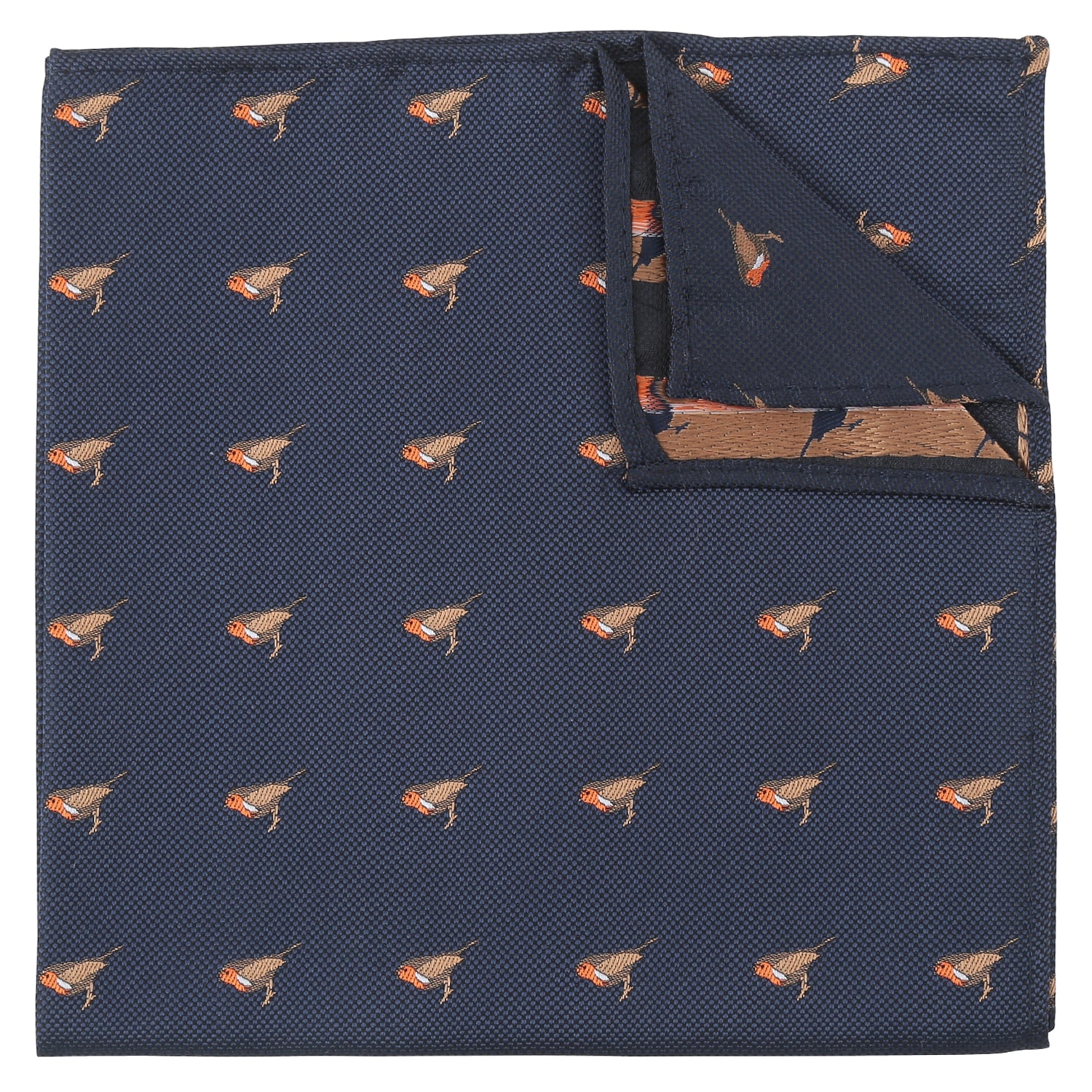 Burgundy Golden Eagle Bird Embroidered Pocket Square Burgundy Golden Eagle Bird Embroidered Pocket Square