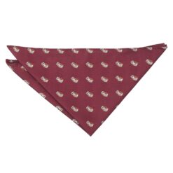 Burgundy Golden Eagle Bird Embroidered Pocket Square Burgundy Golden Eagle Bird Embroidered Pocket Square