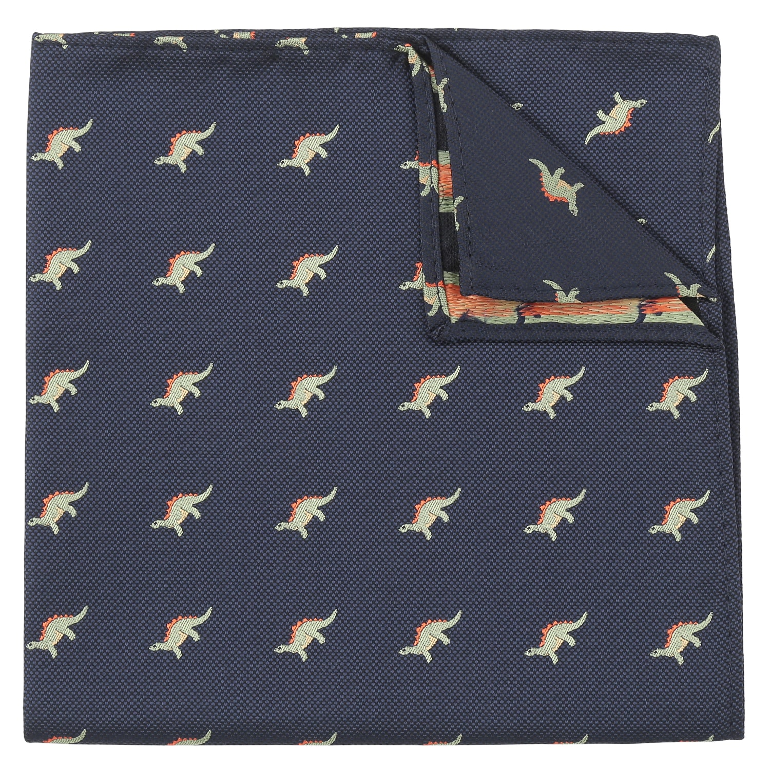 Burgundy Brontosaurus Dinosaur Embroidered Pocket Square Burgundy Brontosaurus Dinosaur Embroidered Pocket Square