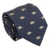 Navy Blue Stegosaurus Dinosaur Embroidered Tie