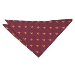 Burgundy Border Terrier Dog Embroidered Pocket Square Burgundy Border Terrier Dog Embroidered Pocket Square