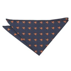 Burgundy Border Terrier Dog Embroidered Pocket Square Burgundy Border Terrier Dog Embroidered Pocket Square