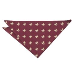 Burgundy Border Terrier Dog Embroidered Pocket Square Burgundy Border Terrier Dog Embroidered Pocket Square