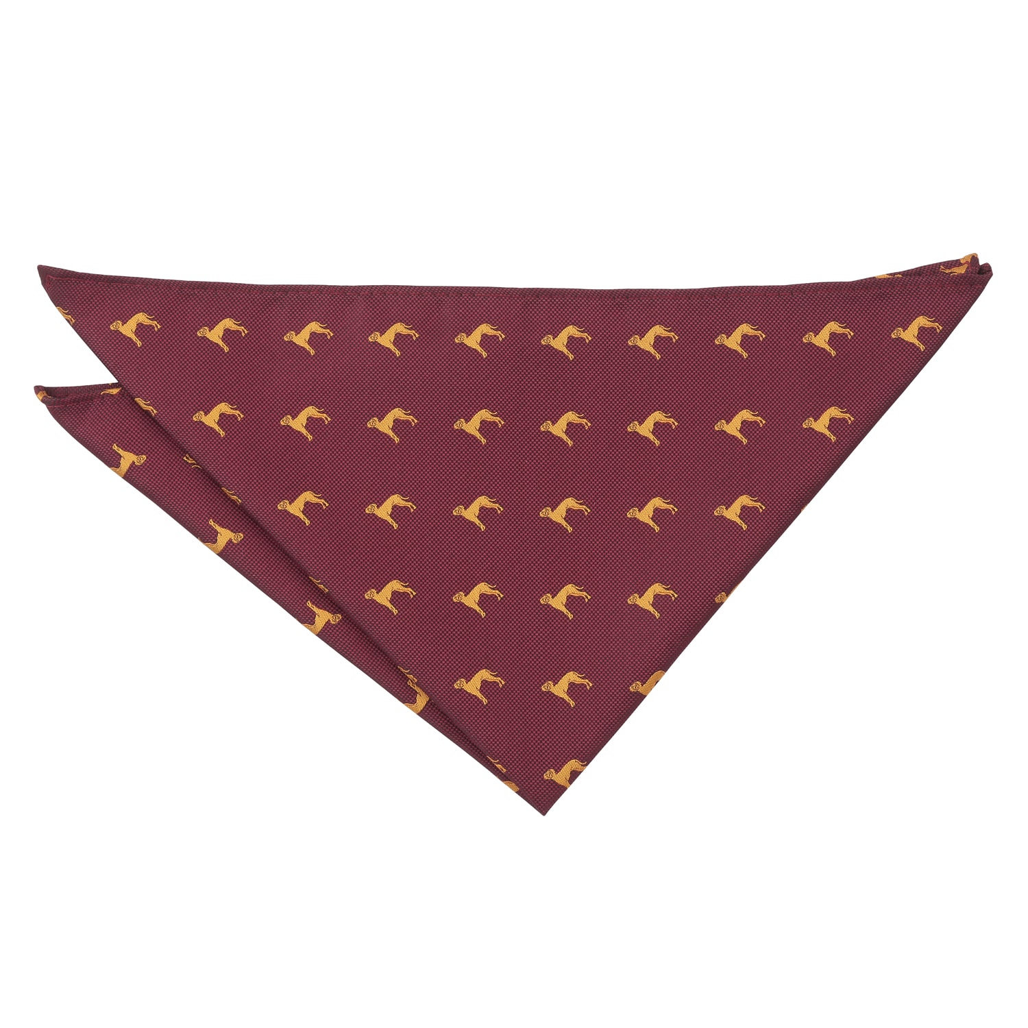 Burgundy Border Terrier Dog Embroidered Pocket Square Burgundy Border Terrier Dog Embroidered Pocket Square