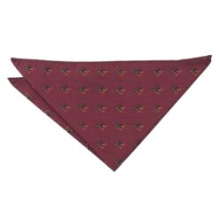Burgundy Border Terrier Dog Embroidered Pocket Square Burgundy Border Terrier Dog Embroidered Pocket Square
