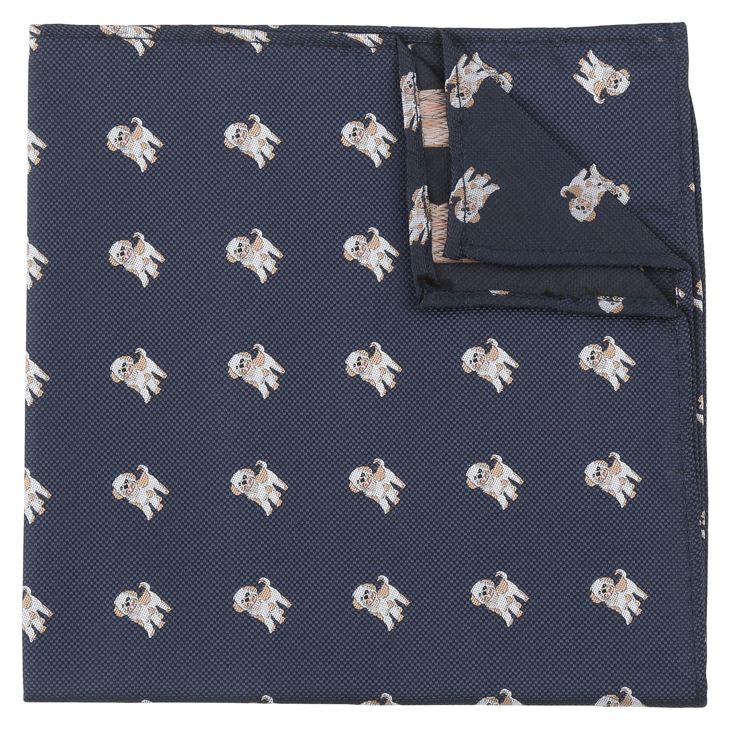 Burgundy Border Terrier Dog Embroidered Pocket Square Burgundy Border Terrier Dog Embroidered Pocket Square