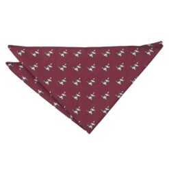 Burgundy Border Terrier Dog Embroidered Pocket Square Burgundy Border Terrier Dog Embroidered Pocket Square