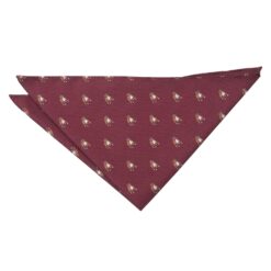 Burgundy Border Terrier Dog Embroidered Pocket Square Burgundy Border Terrier Dog Embroidered Pocket Square