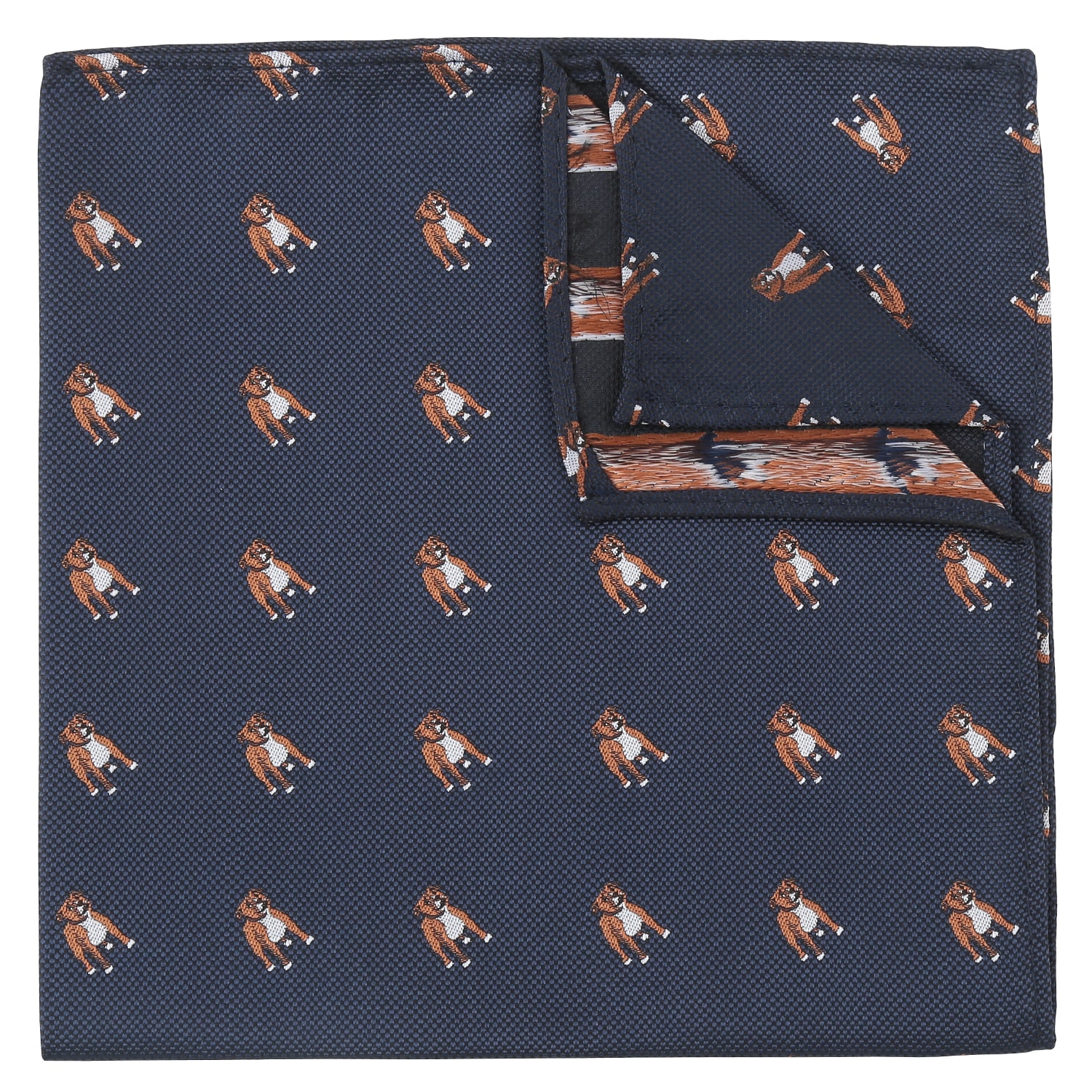 Burgundy Border Terrier Dog Embroidered Pocket Square Burgundy Border Terrier Dog Embroidered Pocket Square