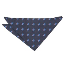 Navy Blue Australian Flag Embroidered Pocket Square Navy Blue Australian Flag Embroidered Pocket Square