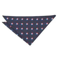 Navy Blue Australian Flag Embroidered Pocket Square Navy Blue Australian Flag Embroidered Pocket Square