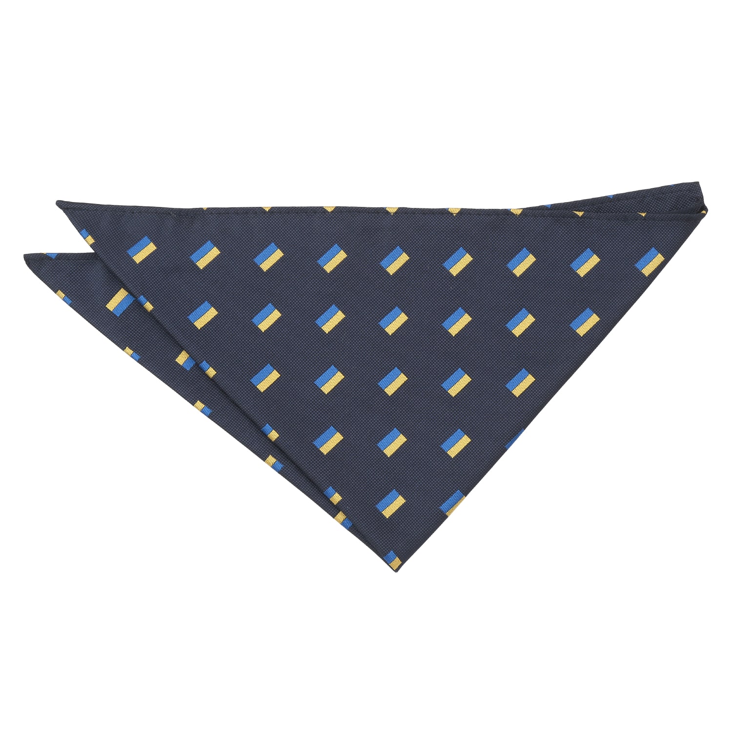 Navy Blue Australian Flag Embroidered Pocket Square Navy Blue Australian Flag Embroidered Pocket Square