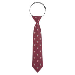 Burgundy Santa Claus Elasticated Tie For Boys Burgundy Santa Claus Elasticated Tie For Boys
