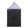 Pastel Lilac Plain Twill Pre-Folded Pocket Square One Peak