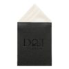 Pearled Ivory Plain Twill Pre-Folded Pocket Square One Peak