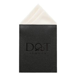 Pearled Ivory Plain Twill Pre-Folded Pocket Square One Peak Pearled Ivory Plain Twill Pre-Folded Pocket Square One Peak