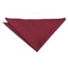 Burgundy Raffia Basket Pocket Square