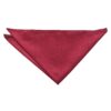 Crimson Red Raffia Basket Pocket Square
