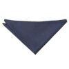 Navy Blue Raffia Basket Pocket Square