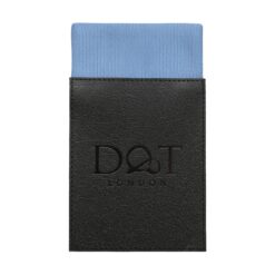 Stormy Weather Plain Twill Pre-Folded Pocket Square Fold