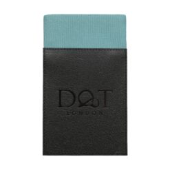 Teal Plain Twill Pre-Folded Pocket Square Fold