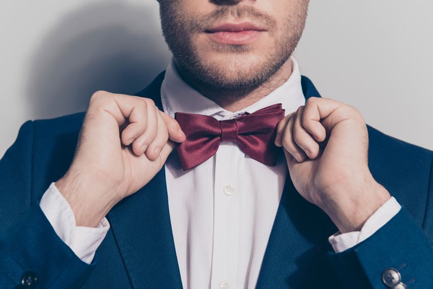 Satin Bow Tie