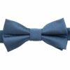 Blue Nights Plain Twill Pre-Tied Bow Tie for Boys
